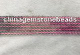 CFL1488 15.5 inches 4mm round rainbow fluorite gemstone beads