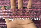 CFL1497 15.5 inches 8mm round purple fluorite gemstone beads