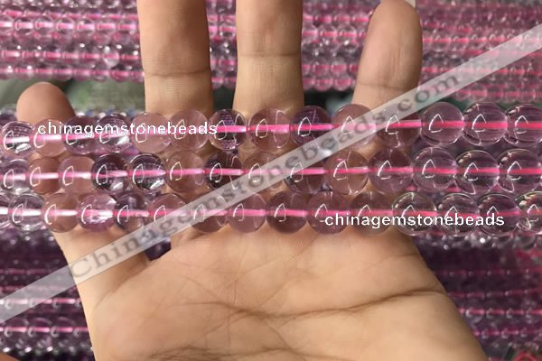 CFL1497 15.5 inches 8mm round purple fluorite gemstone beads