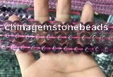 CFL1499 15.5 inches 12mm round purple fluorite gemstone beads