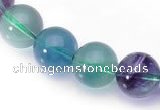 CFL15 16 inches A- grade 12mm round natural fluorite stone beads