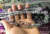 CFL1505 15.5 inches 6mm - 12mm round fluorite gemstone beads