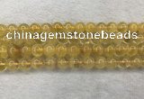 CFL1509 15.5 inches 10mm round yellow fluorite gemstone beads