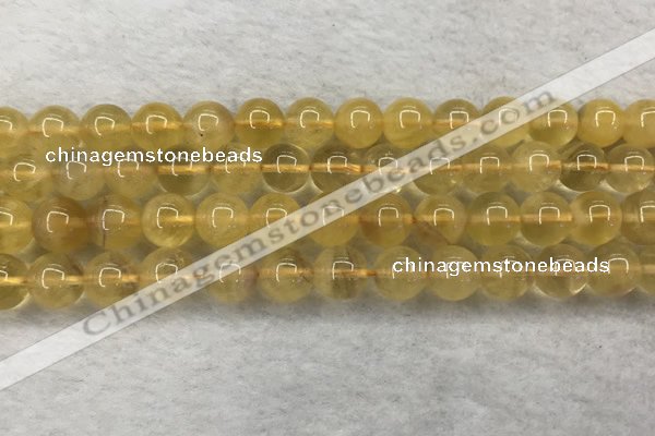 CFL1509 15.5 inches 10mm round yellow fluorite gemstone beads