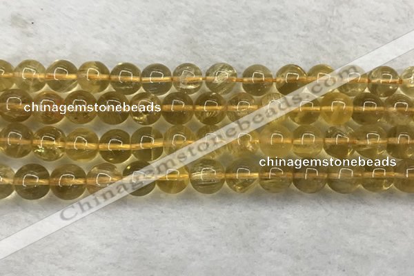 CFL1510 15.5 inches 10mm round yellow fluorite gemstone beads