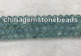 CFL1516 15.5 inches 8mm round blue fluorite gemstone beads