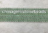 CFL1521 15.5 inches 4mm round green fluorite gemstone beads