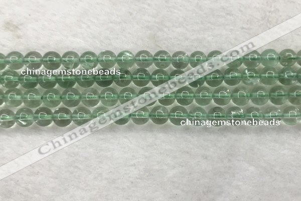 CFL1522 15.5 inches 6mm round green fluorite gemstone beads