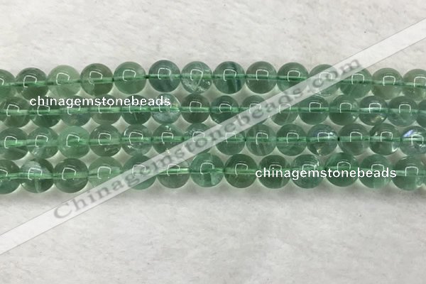 CFL1524 15.5 inches 10mm round green fluorite gemstone beads