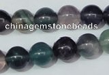 CFL153 15.5 inches 12mm round natural fluorite gemstone beads wholesale