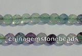 CFL251 15.5 inches 6mm faceted round natural fluorite beads