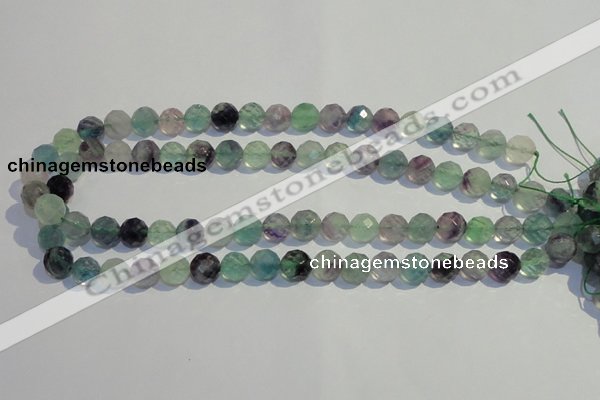 CFL252 15.5 inches 8mm faceted round natural fluorite beads