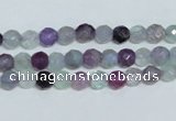 CFL323 15.5 inches 6mm faceted round natural fluorite beads