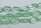 CFL335 15.5 inches 8*12mm oval natural green fluorite beads