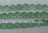 CFL602 15.5 inches 8mm round AB grade green fluorite beads wholesale