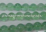 CFL603 15.5 inches 10mm round AB grade green fluorite beads wholesale