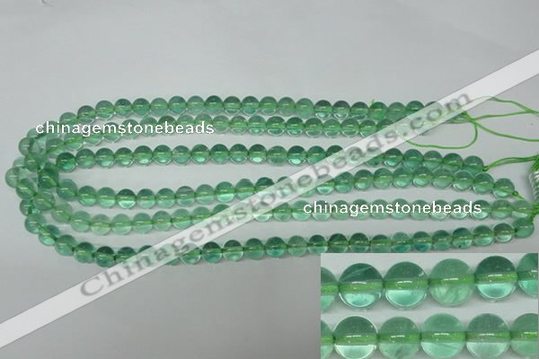 CFL612 15.5 inches 8mm round A grade green fluorite beads wholesale