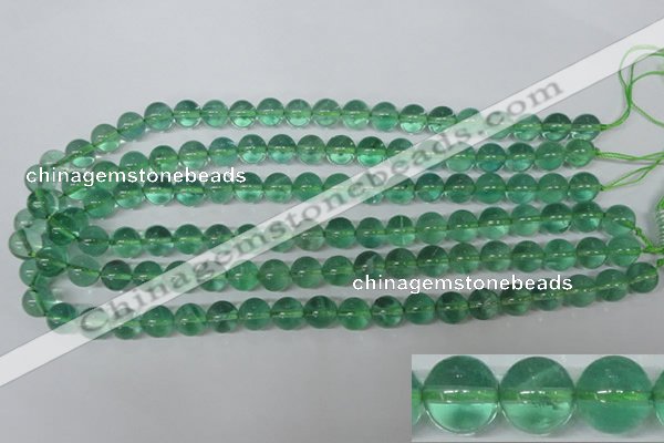 CFL613 15.5 inches 10mm round A grade green fluorite beads wholesale