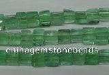 CFL631 15.5 inches 6*6mm cube green fluorite beads wholesale