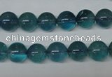 CFL663 15.5 inches 10mm round AB grade blue fluorite beads wholesale