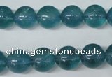 CFL664 15.5 inches 12mm round AB grade blue fluorite beads wholesale