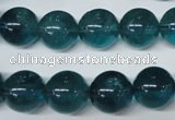 CFL675 15.5 inches 14mm round A grade blue fluorite beads wholesale