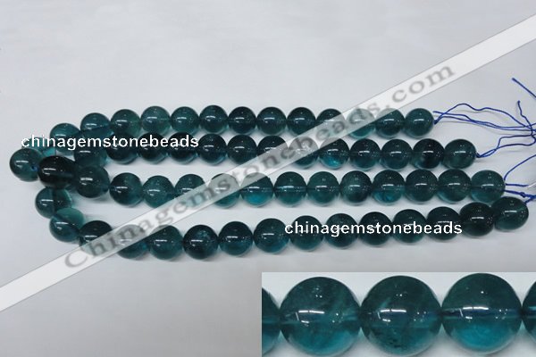 CFL675 15.5 inches 14mm round A grade blue fluorite beads wholesale