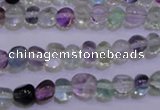 CFL721 15.5 inches 7*8mm nuggets natural fluorite beads wholesale