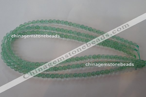 CFL851 15.5 inches 6mm round green fluorite gemstone beads