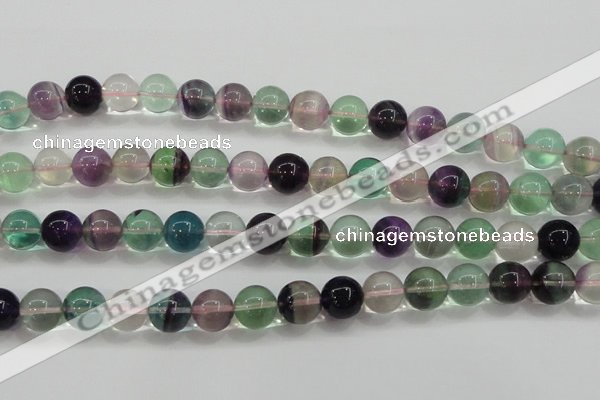 CFL905 15.5 inches 10mm round rainbow fluorite gemstone beads