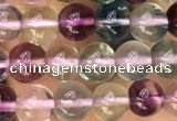 CFL918 15.5 inches 4mm round fluorite gemstone beads