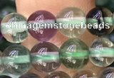 CFL919 15.5 inches 6mm round fluorite gemstone beads