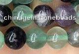 CFL925 15.5 inches 8mm round fluorite beads wholesale