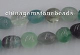 CFL952 15.5 inches 11*12mm nuggets natural fluorite beads wholesale