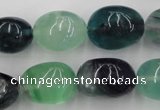 CFL953 15.5 inches 15*20mm nuggets natural fluorite beads wholesale