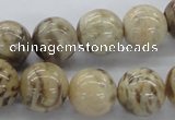 CFS05 15.5 inches 16mm round natural feldspar gemstone beads