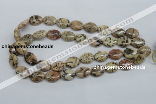 CFS10 15.5 inches 15*20mm oval natural feldspar gemstone beads