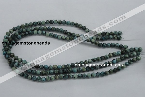 CFS101 15.5 inches 6mm round blue feldspar gemstone beads