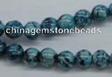 CFS102 15.5 inches 8mm round blue feldspar gemstone beads