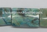 CFS117 15.5 inches 20*30mm rectangle blue feldspar gemstone beads