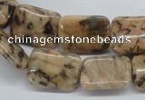 CFS16 15.5 inches 15*20mm rectangle natural feldspar gemstone beads