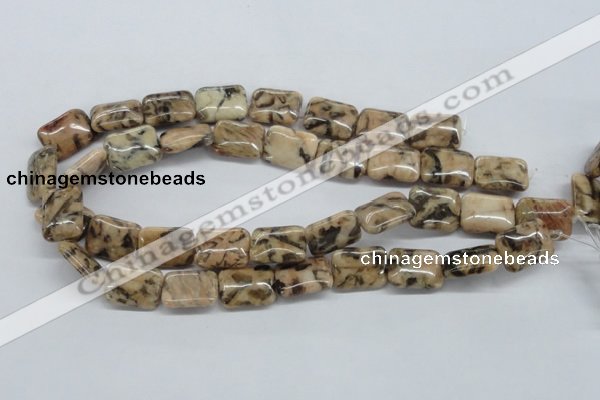 CFS16 15.5 inches 15*20mm rectangle natural feldspar gemstone beads