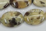 CFS203 15.5 inches 18*25mm oval natural feldspar gemstone beads