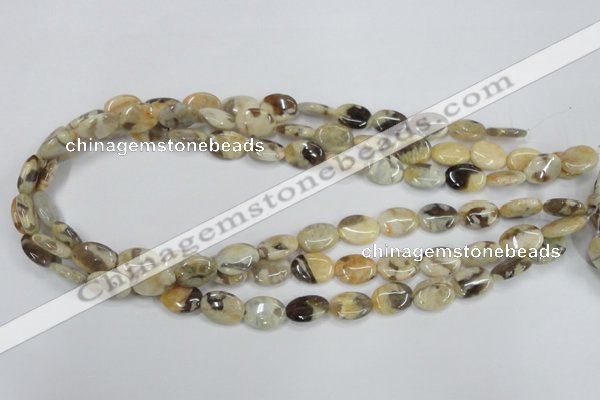 CFS210 15.5 inches 12*16mm oval natural feldspar gemstone beads