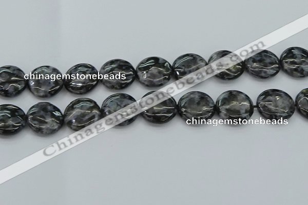 CFS315 15.5 inches 20mm flat round feldspar gemstone beads