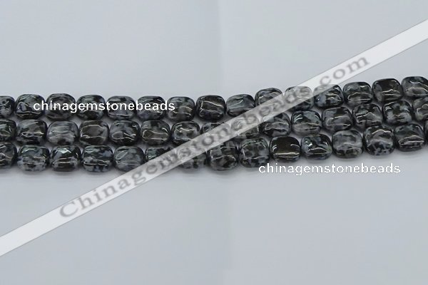 CFS320 15.5 inches 10*10mm square feldspar gemstone beads