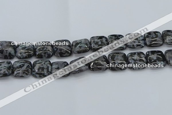 CFS324 15.5 inches 20*20mm square feldspar gemstone beads