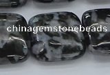 CFS325 15.5 inches 25*25mm square feldspar gemstone beads