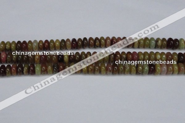 CFW110 15.5 inches 6*12mm rondelle flower jade gemstone beads