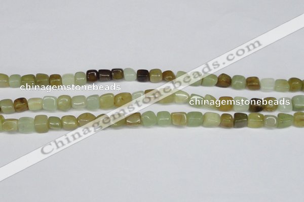 CFW116 15.5 inches 5*8mm - 8*10mm nuggets flower jade gemstone beads